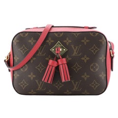 Louis Vuitton Saintonge Handbag Monogram Canvas with Leather