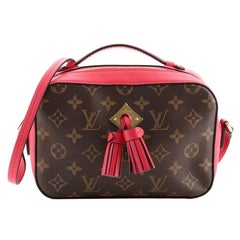 Louis Vuitton Saintonge Handbag Monogram Canvas with Leather