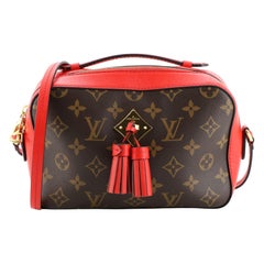 Louis Vuitton Saintonge Handbag Monogram Canvas with Leather