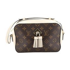 Saintonge cloth crossbody bag Louis Vuitton Black in Cloth - 17236975