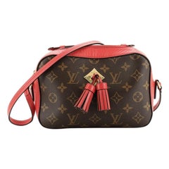 Louis Vuitton Saintonge Handbag Monogram Canvas With Leather 