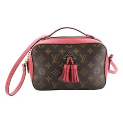 Louis Vuitton Saintonge Handbag Monogram Canvas with Leather