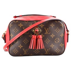 Louis Vuitton Saintonge Handbag Monogram Canvas with Leather