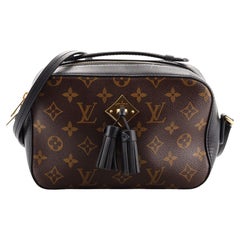 Louis Vuitton Saintonge Handbag Monogram Canvas with Leather