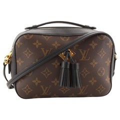 Louis Vuitton Saintonge Handbag Monogram Canvas with Leather