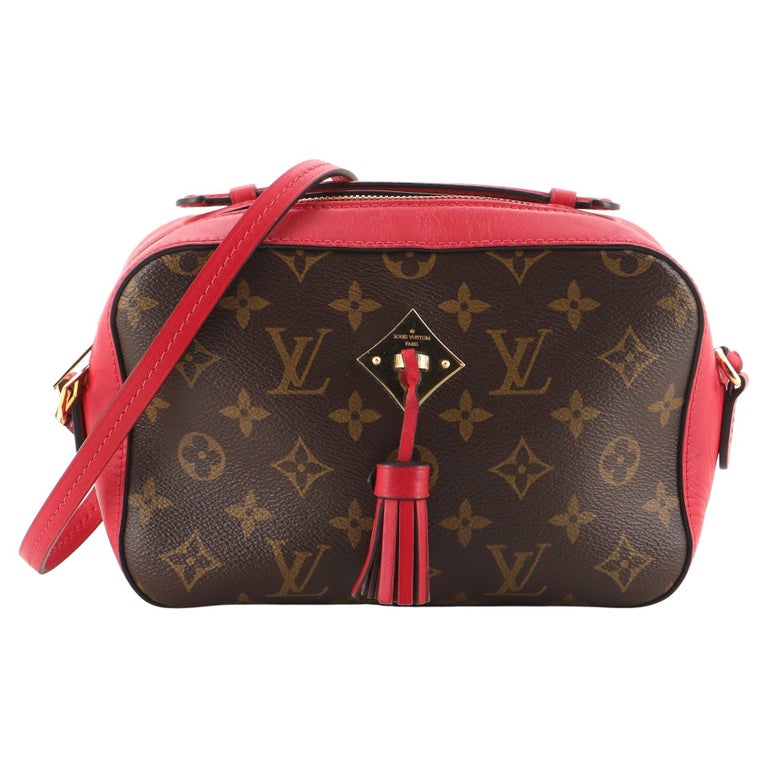 Louis Vuitton Saintonge crossbody bag Beige Dark brown Leather
