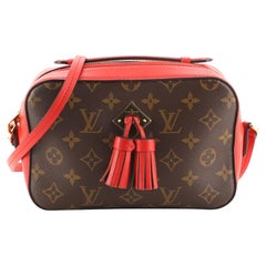 Louis Vuitton Saintonge Handbag Monogram Canvas with Leather