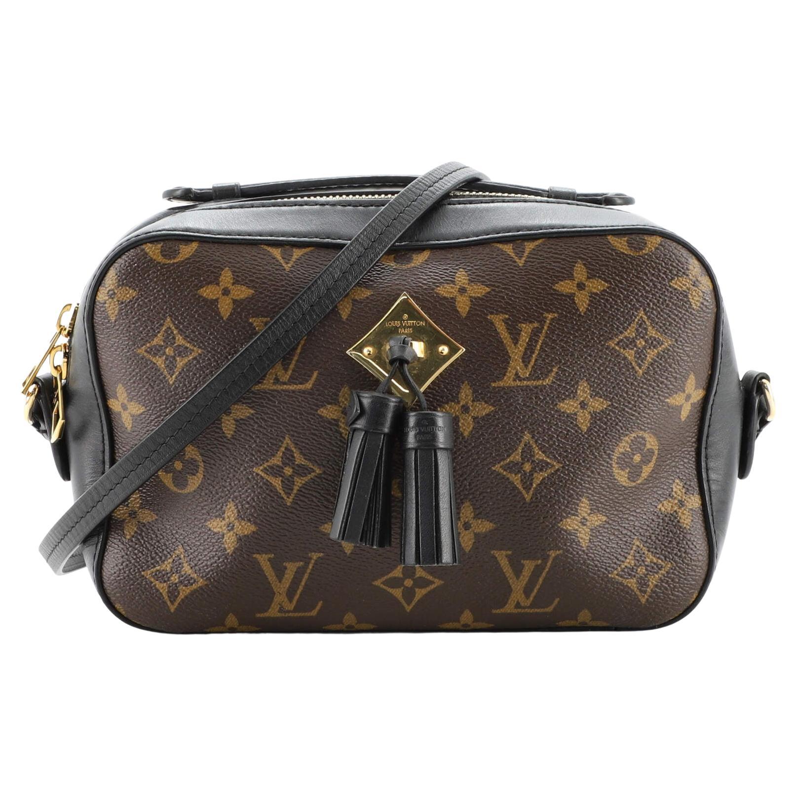 Louis Vuitton Saintonge Handbag Monogram Canvas with Leather at