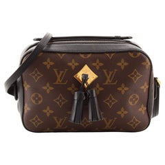 Louis Vuitton Saintonge Bag In Black Monogram Embossed Leather - Praise To  Heaven