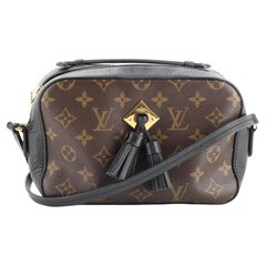 Louis Vuitton Saintonge Handbag Monogram Canvas with Leather