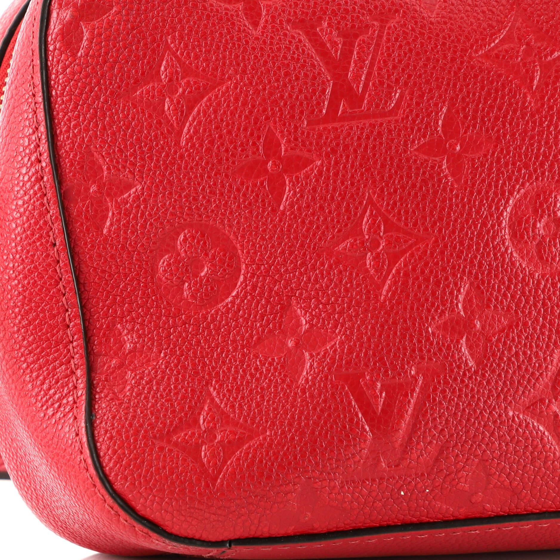 Louis Vuitton Saintonge Handbag Monogram Empreinte Leather 3
