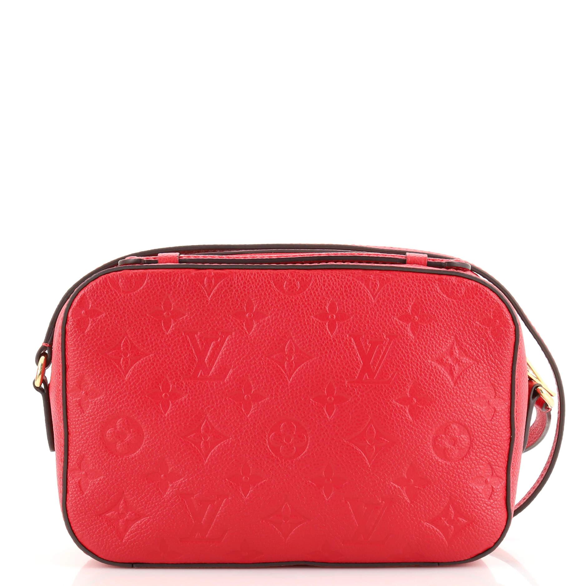 Louis Vuitton Saintonge Handbag Monogram Empreinte Leather In Good Condition In NY, NY