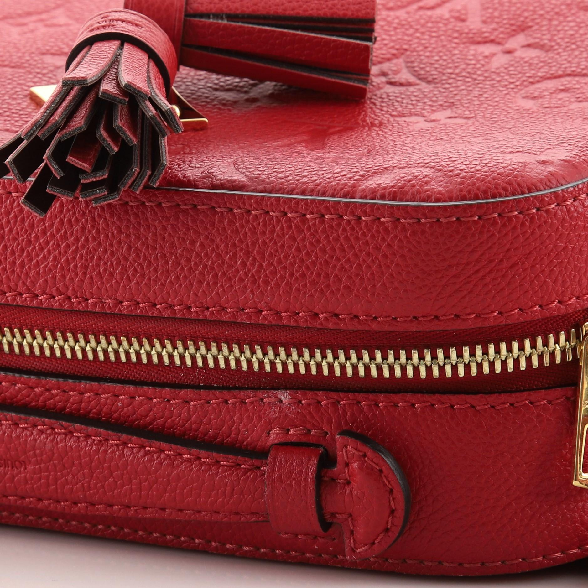 Women's or Men's Louis Vuitton Saintonge Handbag Monogram Empreinte Leather