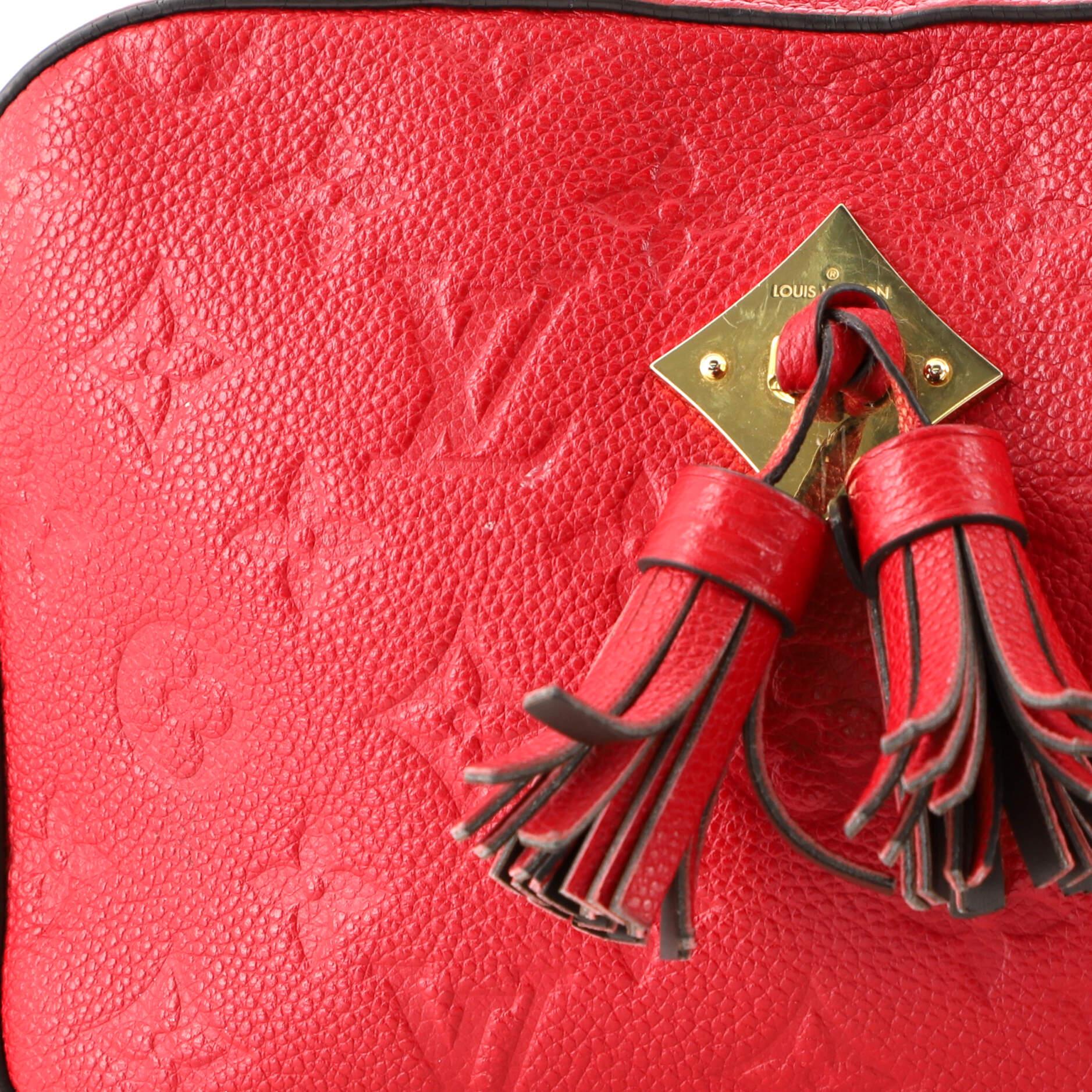 Louis Vuitton Saintonge Handbag Monogram Empreinte Leather In Fair Condition In NY, NY