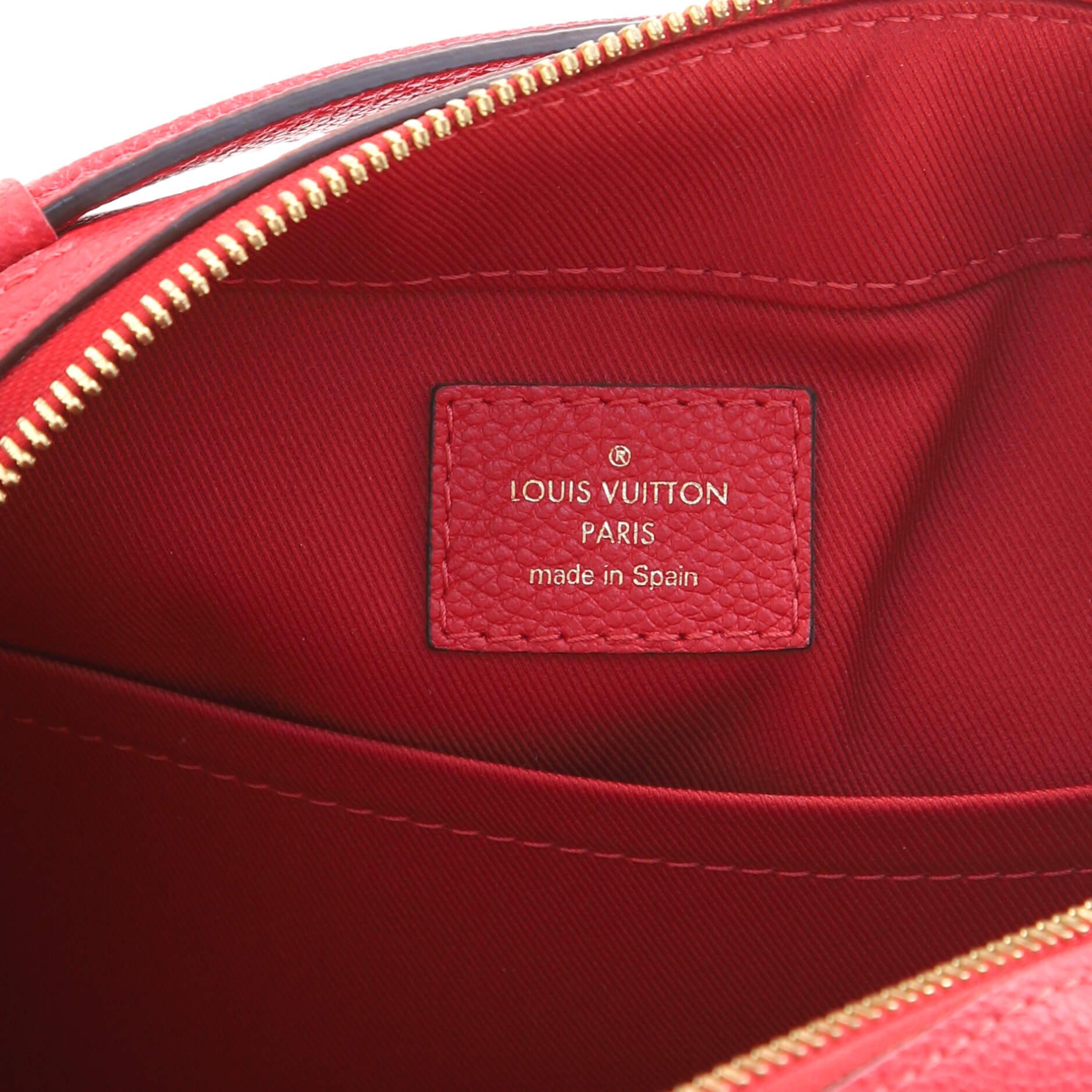 Louis Vuitton Saintonge Handbag Monogram Empreinte Leather 2