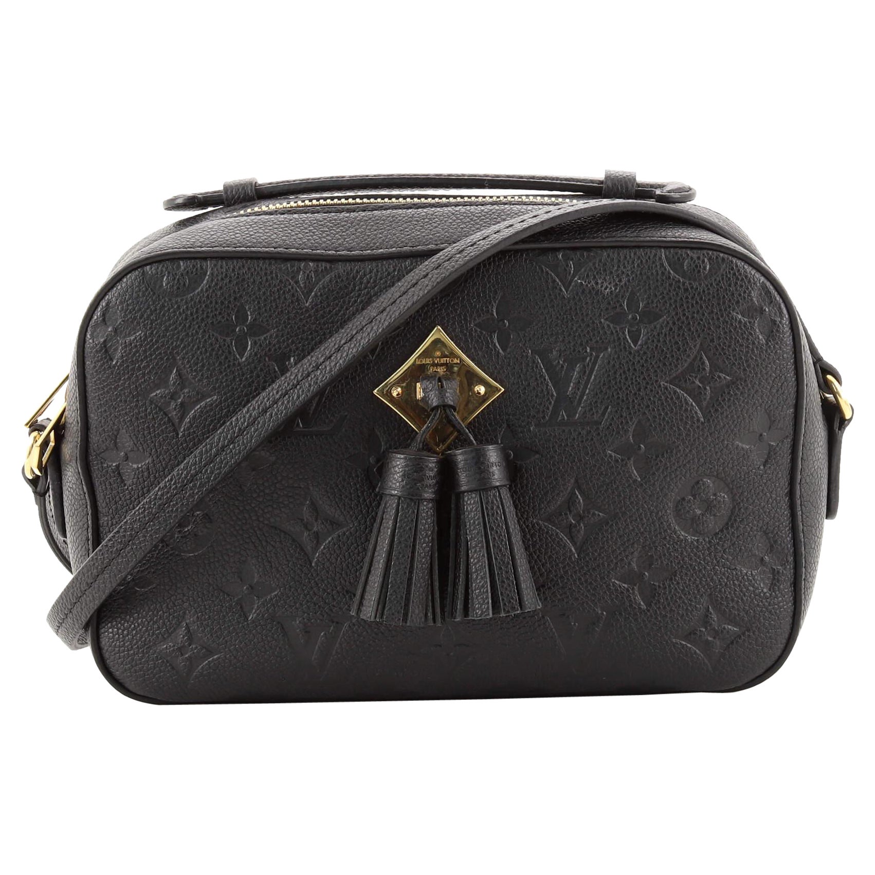 Louis Vuitton Saintonge Handbag Monogram Empreinte Leather