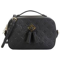 Louis Vuitton Saintonge, Canvas/Leather, Mono/Black GHW - Laulay Luxury