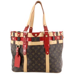 Louis Vuitton Salina Handbag Limited Edition Rubis Monogram Canvas MM