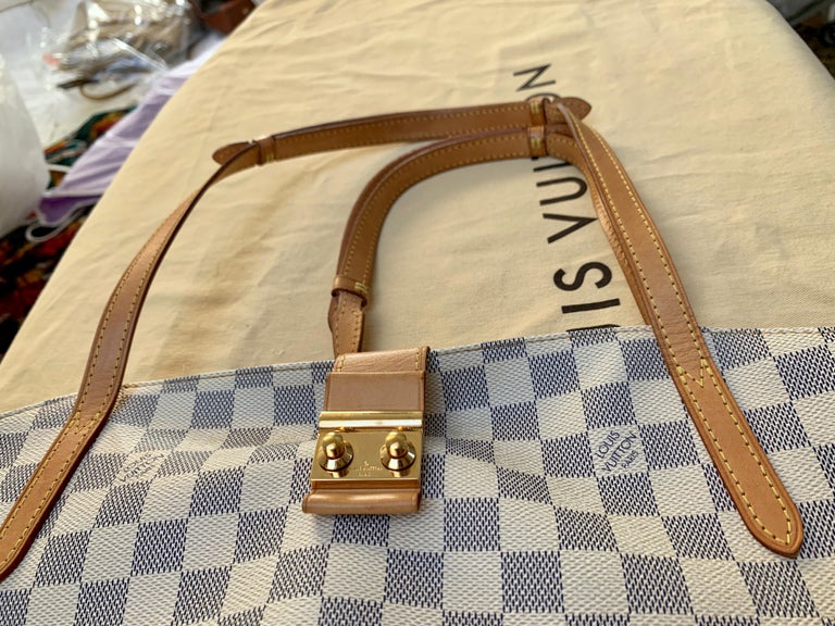 Louis Vuitton Damier Azur Salina GM Bag - Yoogi's Closet