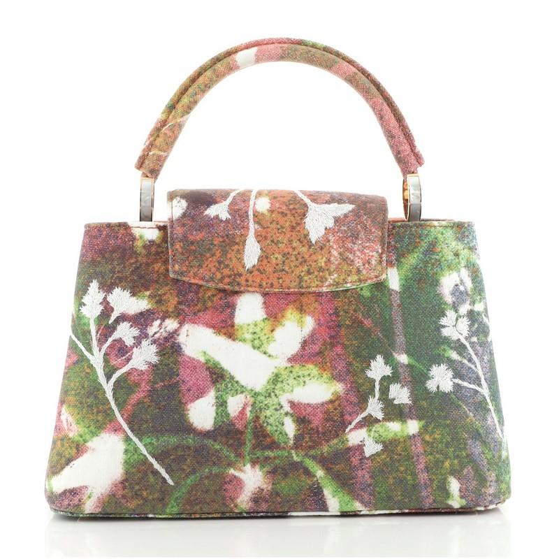 Louis Vuitton Sam Falls Artycapucines Bag Embroidered Printed Canvas PM In Good Condition In NY, NY