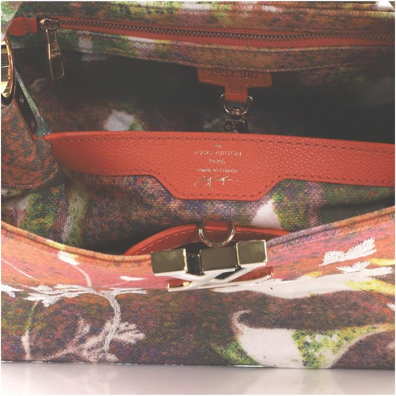 Louis Vuitton Sam Falls Artycapucines Bag Embroidered Printed Canvas PM In Good Condition In NY, NY