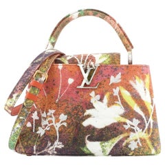 Louis Vuitton Sam Falls Artycapucines Borsa ricamata in tela stampata PM