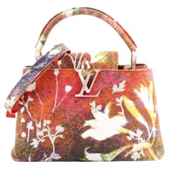 Louis Vuitton Sam Falls ArtyCapucines Tasche bestickt bedrucktes Segeltuch PM