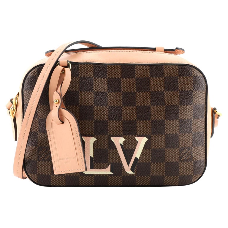 Louis Vuitton, Bags, Louis Vuitton Santa Monica Crossbody Bag Damier  Black Brown