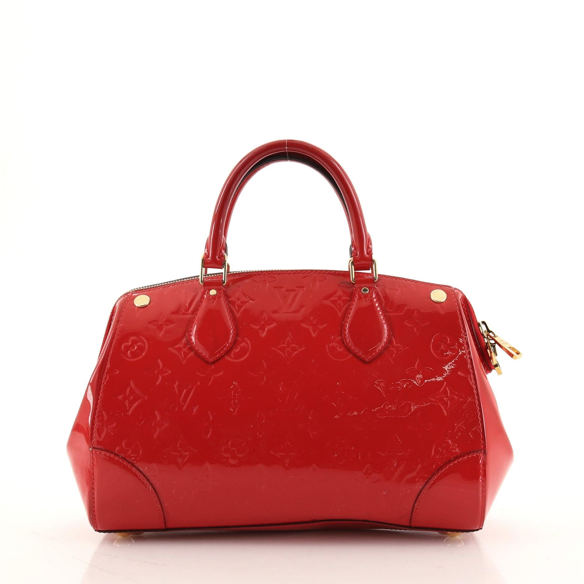 Louis Vuitton Santa Monica Handbag Monogram Vernis In Good Condition In NY, NY