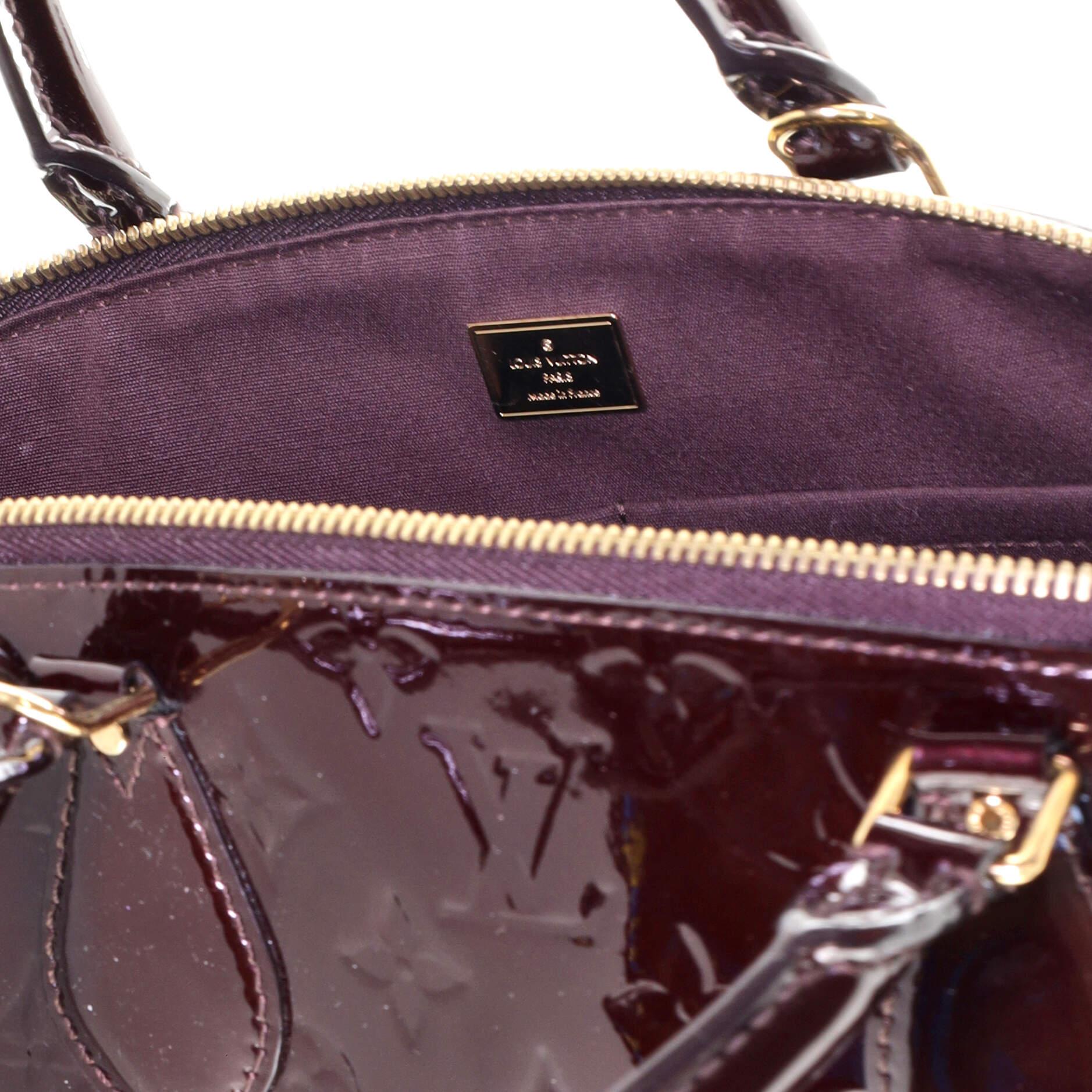 Women's or Men's Louis Vuitton Santa Monica Handbag Monogram Vernis
