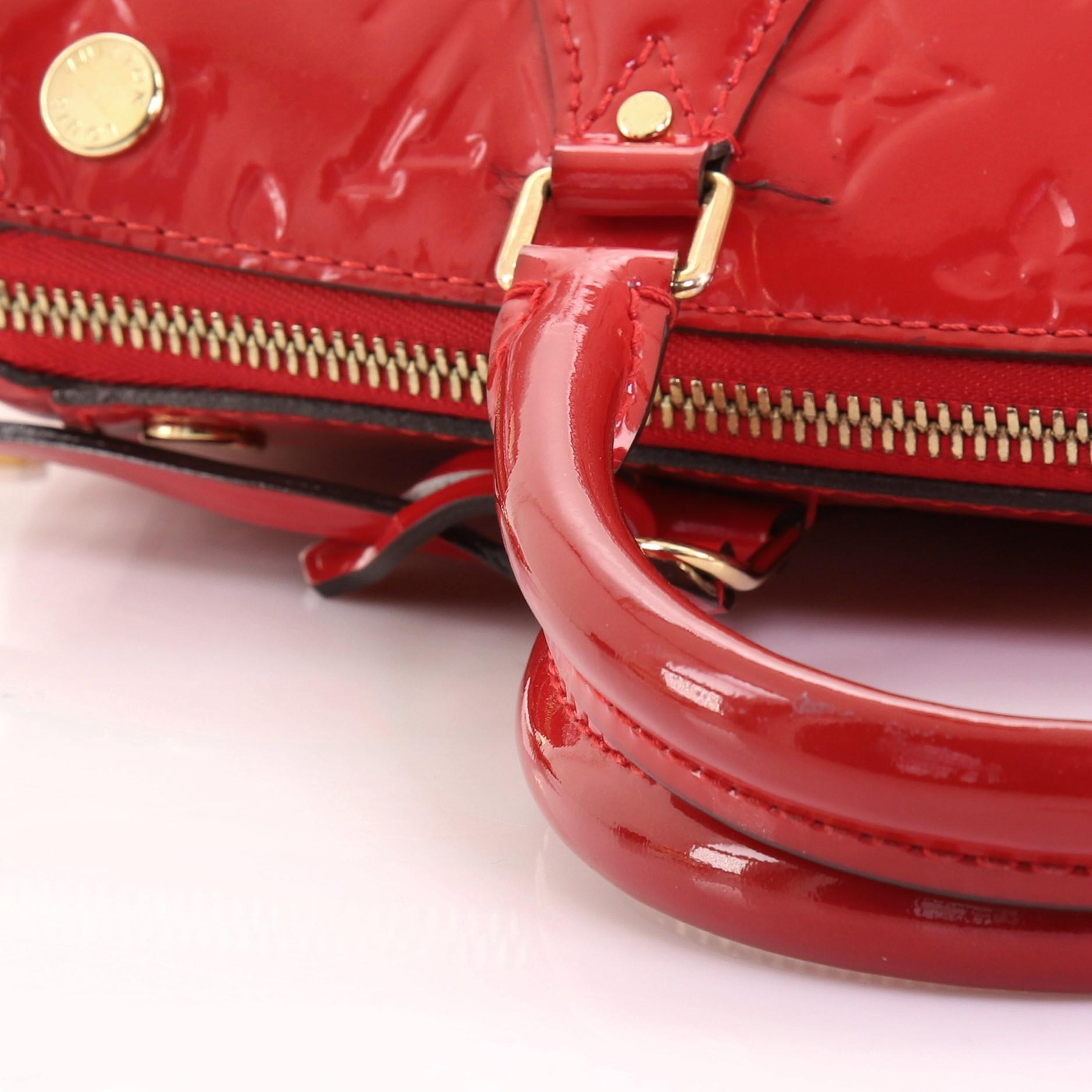 Louis Vuitton Santa Monica Handbag Monogram Vernis 4