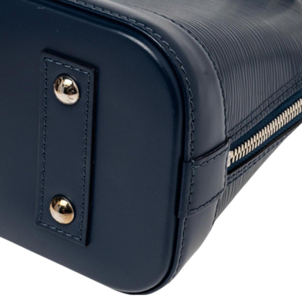 Louis Vuitton Saphir Epi Leather Alma BB Bag 5