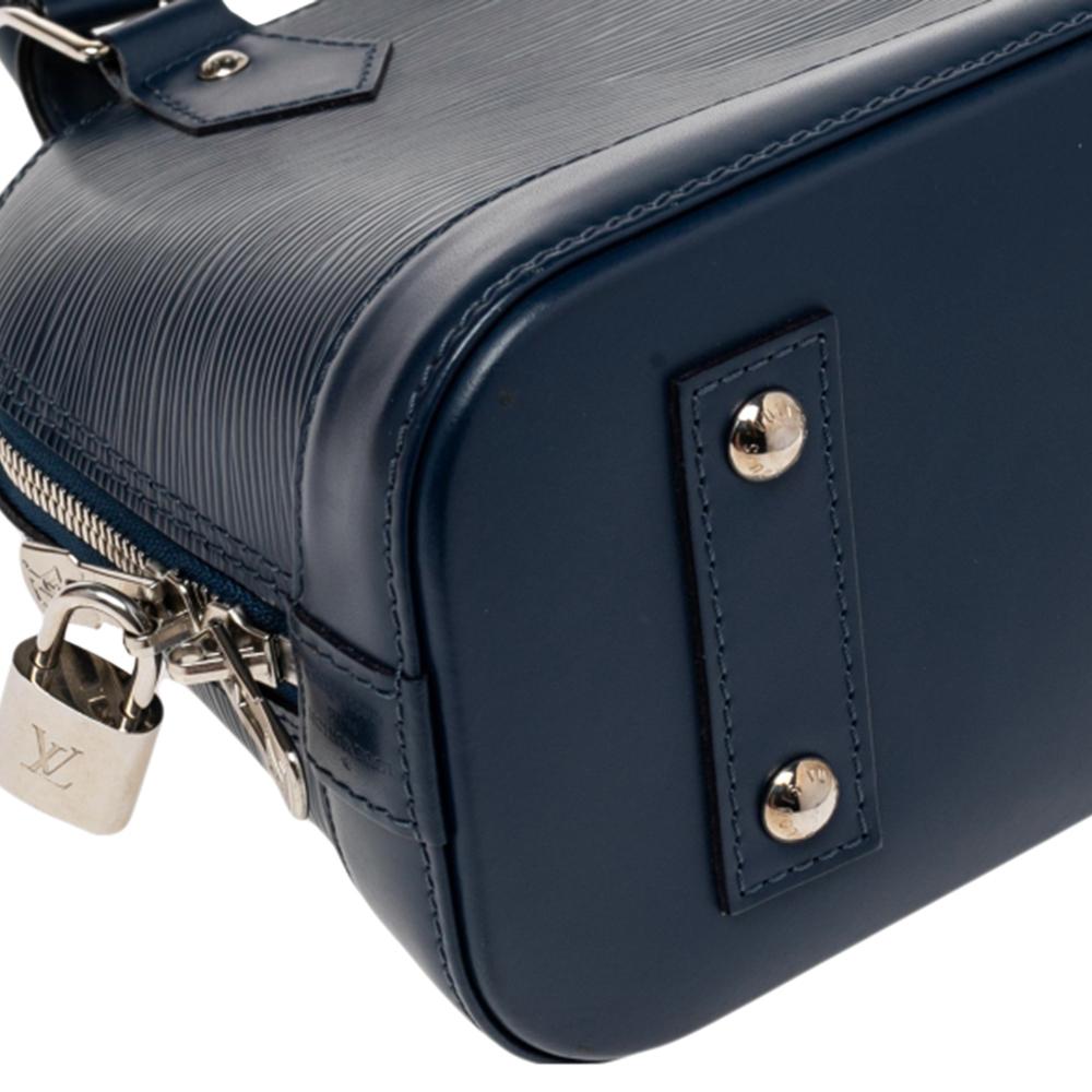 Louis Vuitton Saphir Epi Leather Alma BB Bag 7