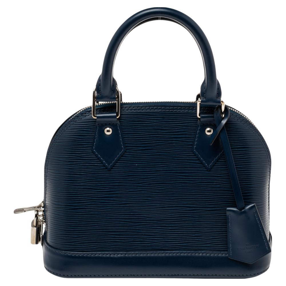 Women's Louis Vuitton Saphir Epi Leather Alma BB Bag