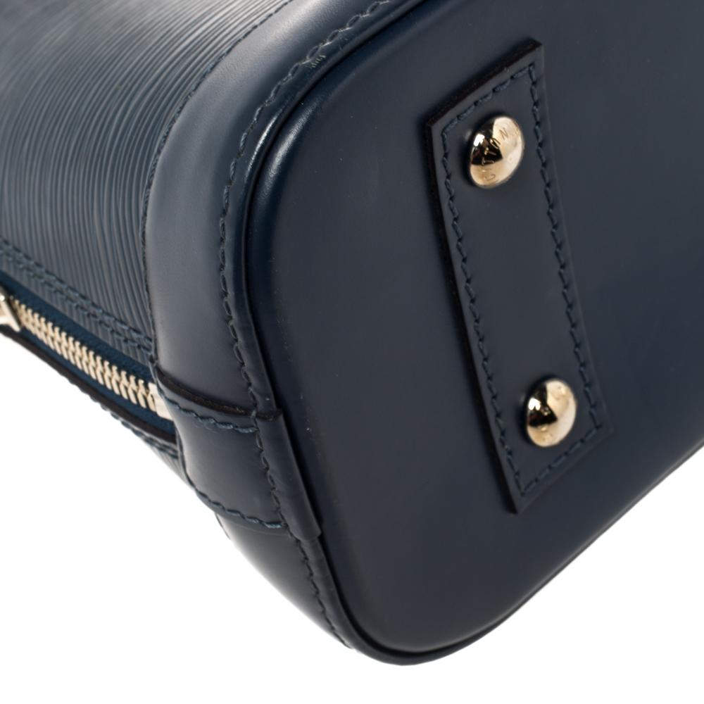 Louis Vuitton Saphir Epi Leather Alma BB Bag 3