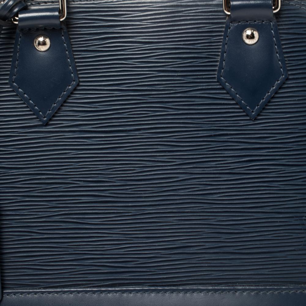 Louis Vuitton Saphir Epi Leather Alma BB Bag 4