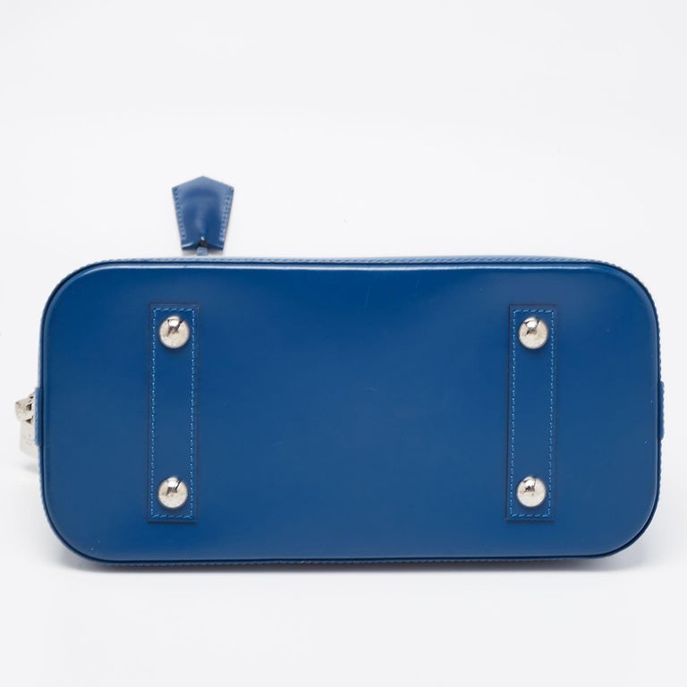 Women's Louis Vuitton Saphir Epi Leather Alma PM Bag For Sale