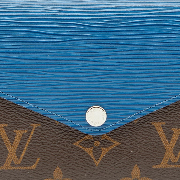 Louis Vuitton Saphir Epi Leather and Monogram Canvas Marie-Lou Long Wallet  at 1stDibs