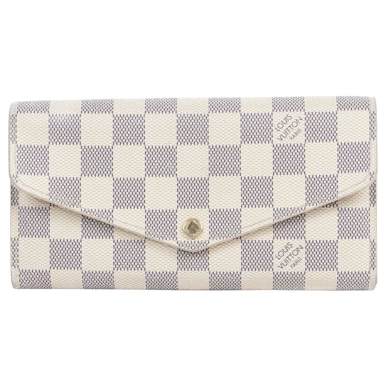 Louis Vuitton Sarah Damier Azur Wallet  For Sale