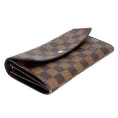Louis Vuitton Sarah GM Damier Monogram Long Wallet LV-0930P-0003