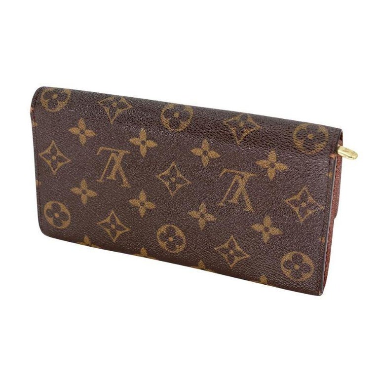 Louis Vuitton Sarah GM Large Canvas Travel Wallet LV1202P0012 For