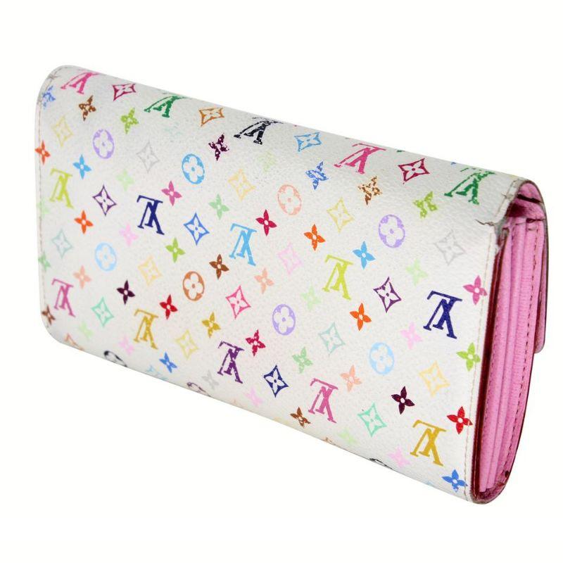 Louis Vuitton x Takashi Murakami Cherry Blossom Address Book Credit Card  Wallet Pink in Coated Canvas with Gold-tone - US