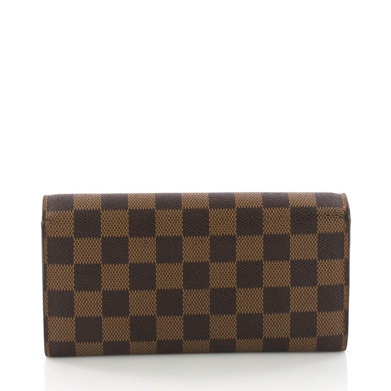 Louis Vuitton Sarah Wallet Damier, In Good Condition In NY, NY