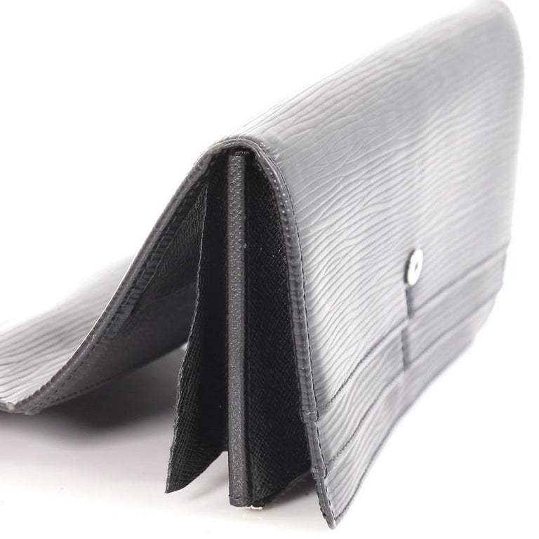 Louis Vuitton Moka Brown Epi Leather Slender Multiple Marco Florin Wallet  For Sale at 1stDibs