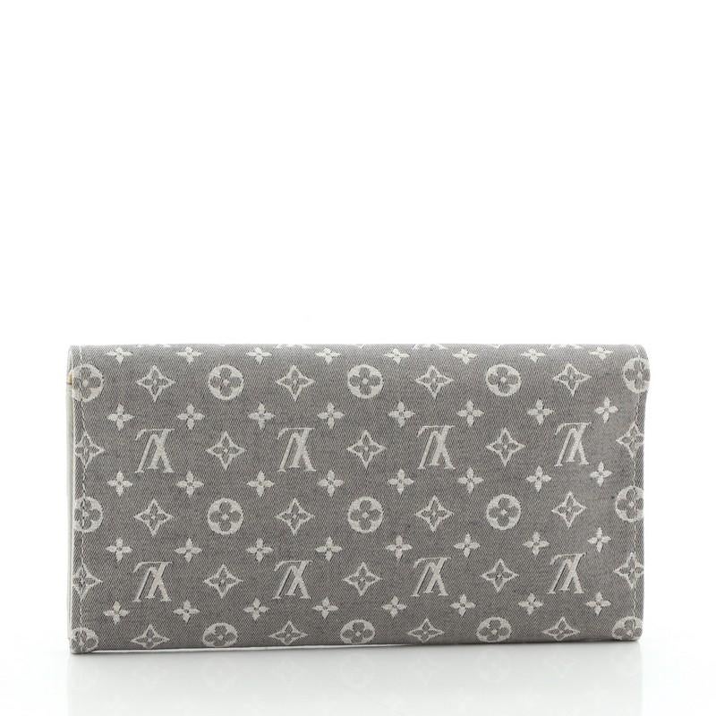 Louis Vuitton Sarah Wallet Mini Lin In Good Condition In NY, NY