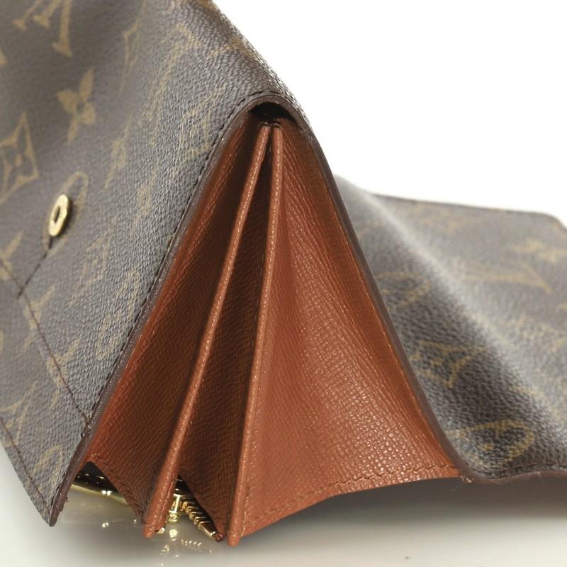 Louis Vuitton Sarah Wallet Monogram Canvas 1