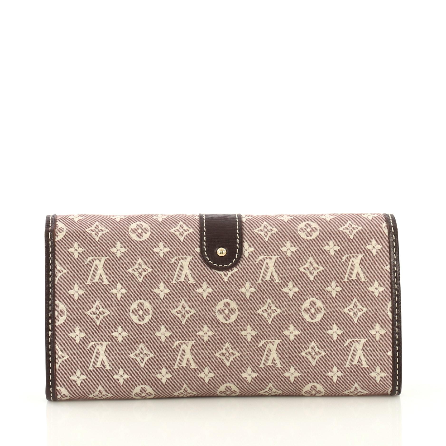 Louis Vuitton Sarah Wallet Monogram Idylle In Excellent Condition In NY, NY