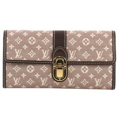 Louis Vuitton Fusain Brown Monogram Mini Lin Idylle Ballade Hobo Bag  3LZ1022 at 1stDibs
