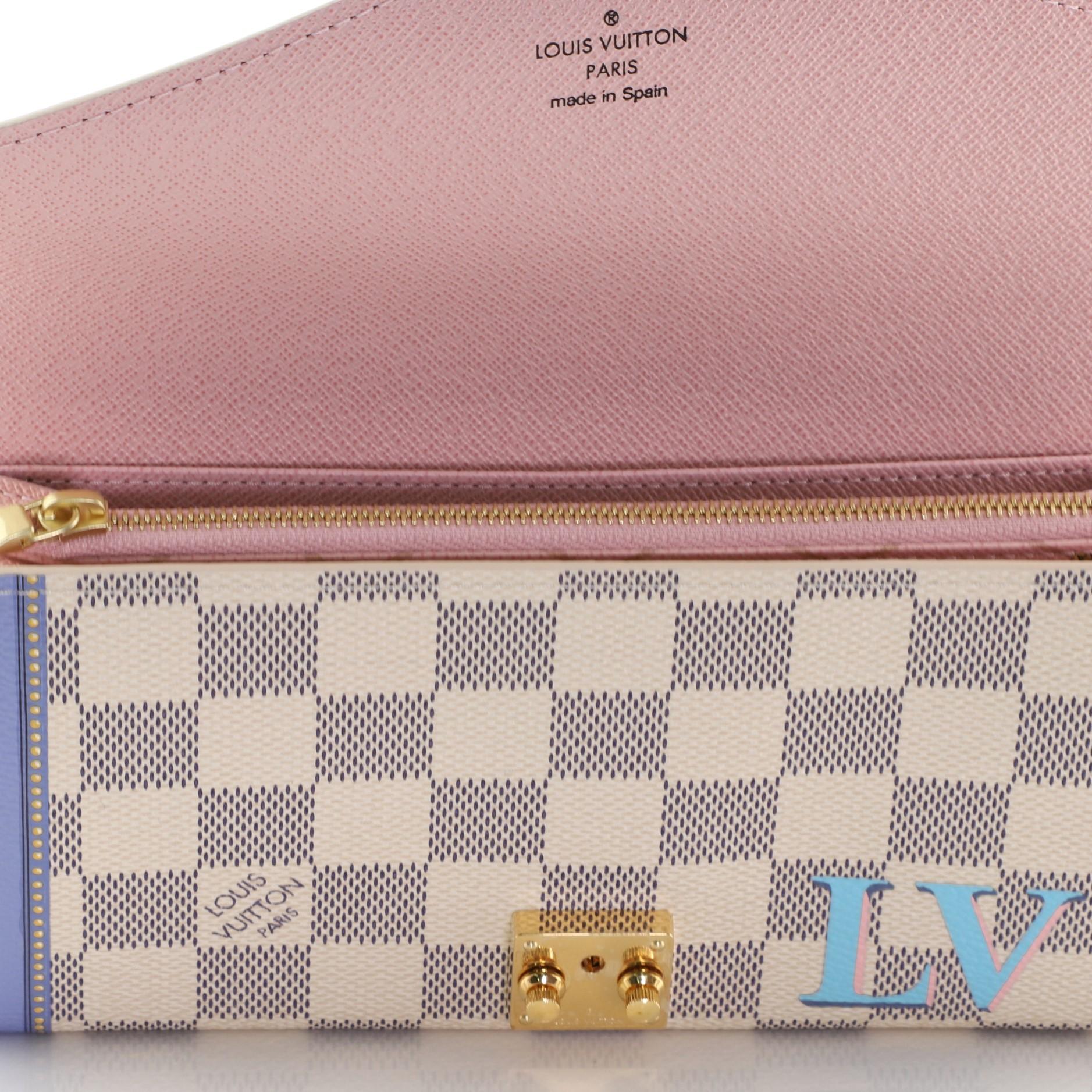 Louis Vuitton Sarah Wallet NM Limited Edition Damier Summer Trunks 1