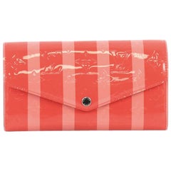 Louis Vuitton Sarah Wallet NM Limited Edition Monogram Vernis Rayures